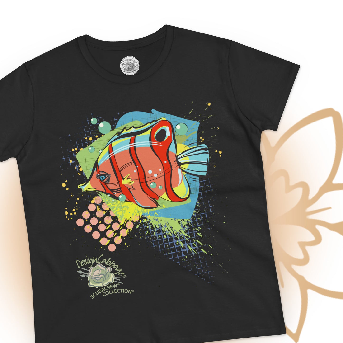 Tropical Fish Ocean Graphic T-Shirt - ScubaCrew® Collection - Women's Tee