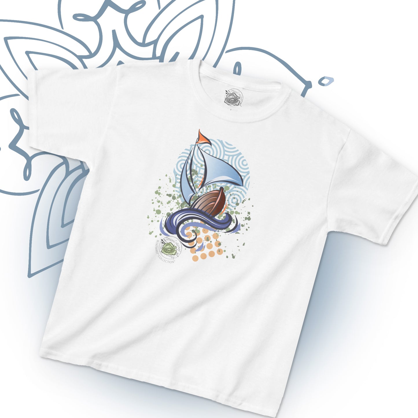 Sailboat Graphic T-Shirt - BoatBird® Collection - Kids' Tee