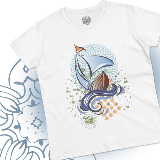 Sailboat Graphic T-Shirt - BoatBird® Collection - Women's Tee