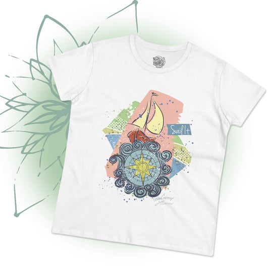 Sailboat Graphic T-Shirt - BoatBird® Collection - Women's Tee