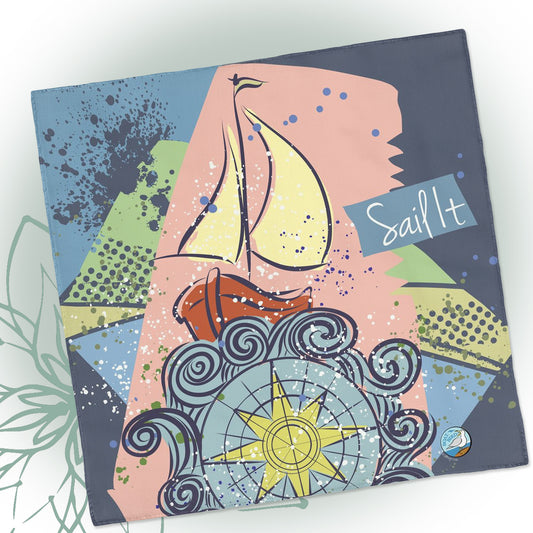 Sailboat Graphic Scarf - BoatBird® Collection