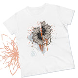 Bloody Broken Funny Halloween Sunflower Daisy Graphic T-Shirt - MoonSong® Collection - Women's Tee