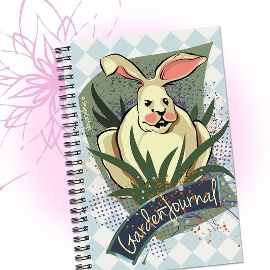 Bunny Garden Graphic Notebook - GardenPress® Collection