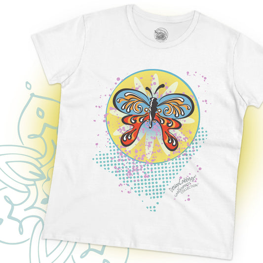 Butterfly Garden Graphic T-Shirt - GardenPress® Collection - Women's Tee