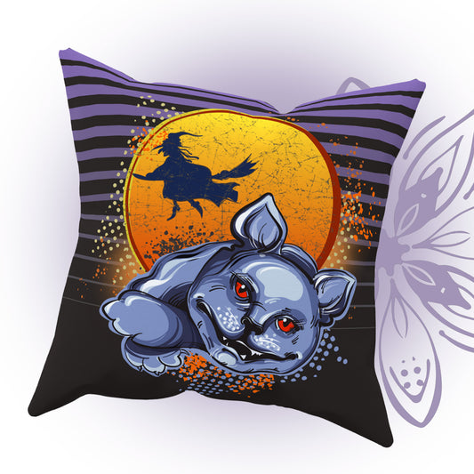 Halloween Cat Graphic Throw Pillow - MoonSong® Collection