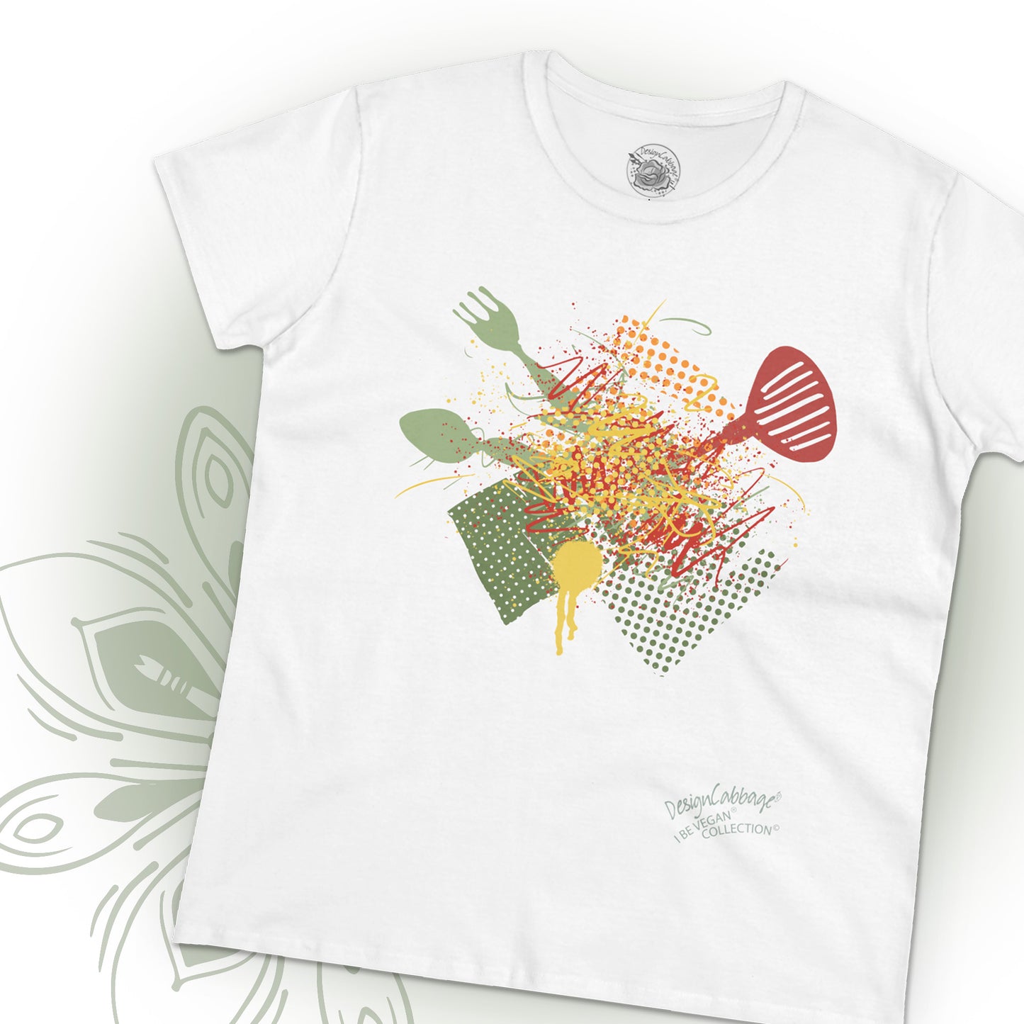 Kitchen Chaos Graphic T-Shirt - I Be Vegan® Collection - Women's Tee