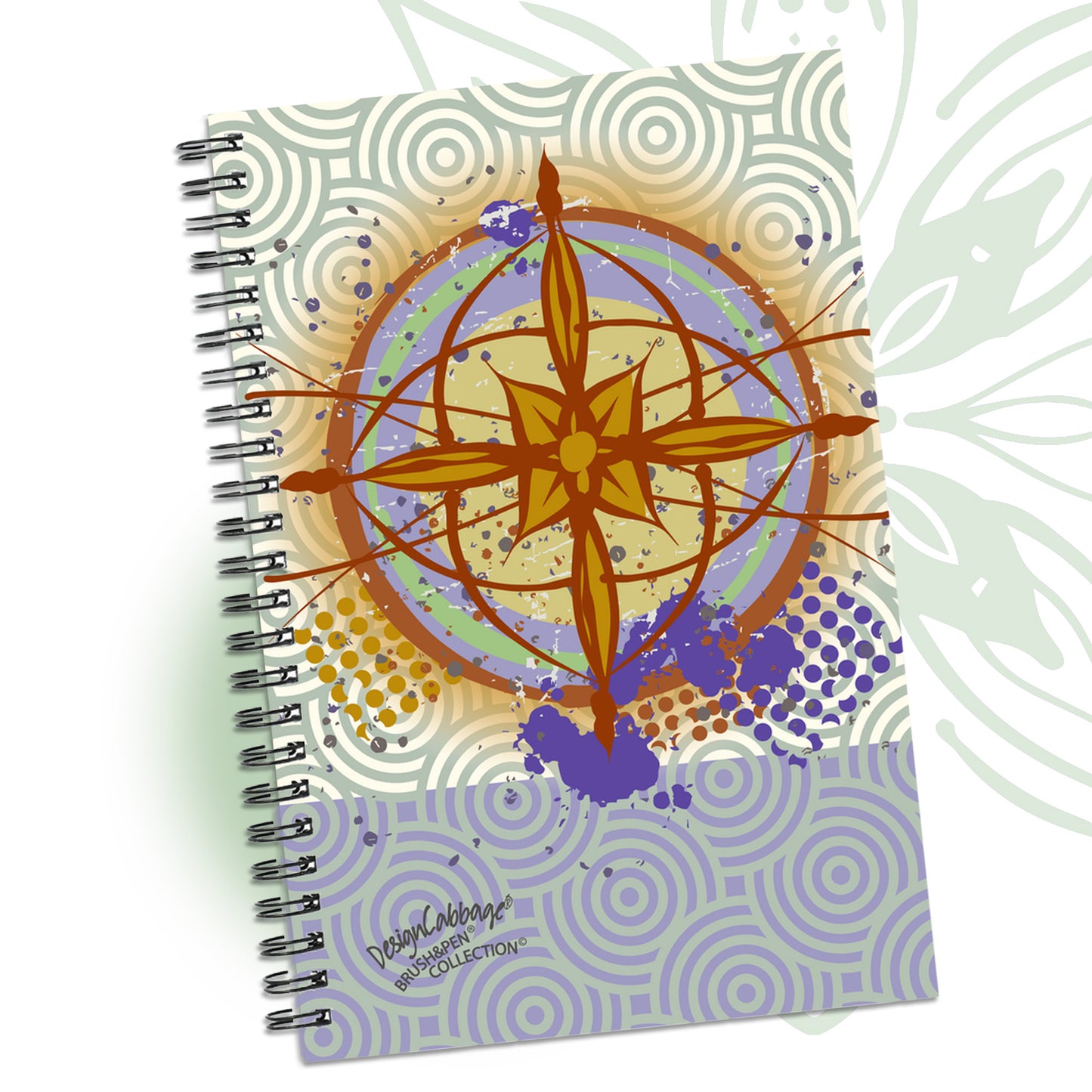 Earth Compass Graphic Notebook - Brush&Pen® Collection