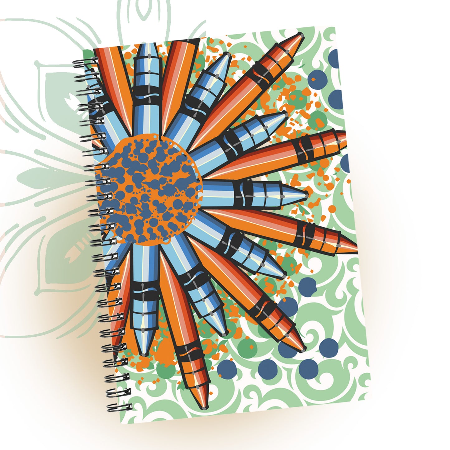 Crayon Mandala Graphic Notebook - Brush&Pen® Collection