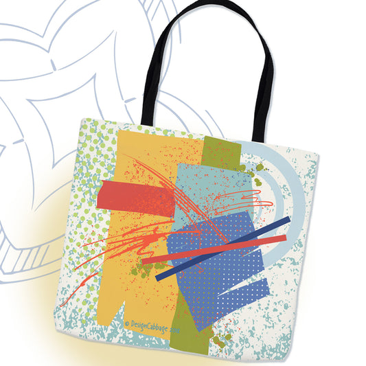 Abstract Art Graphic Tote Bag - Brush&Pen® Collection