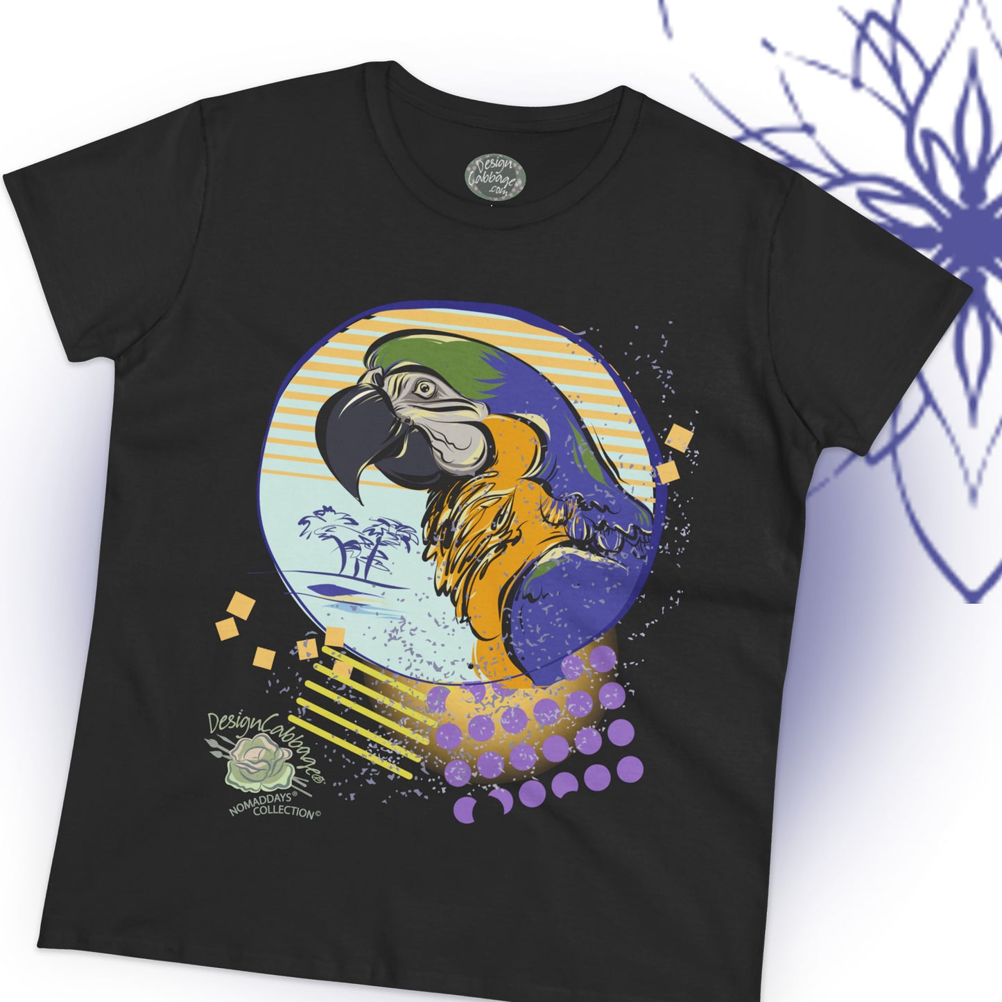 Parrot Graphic T-Shirt - NomadDays® Collection - Women's Tee