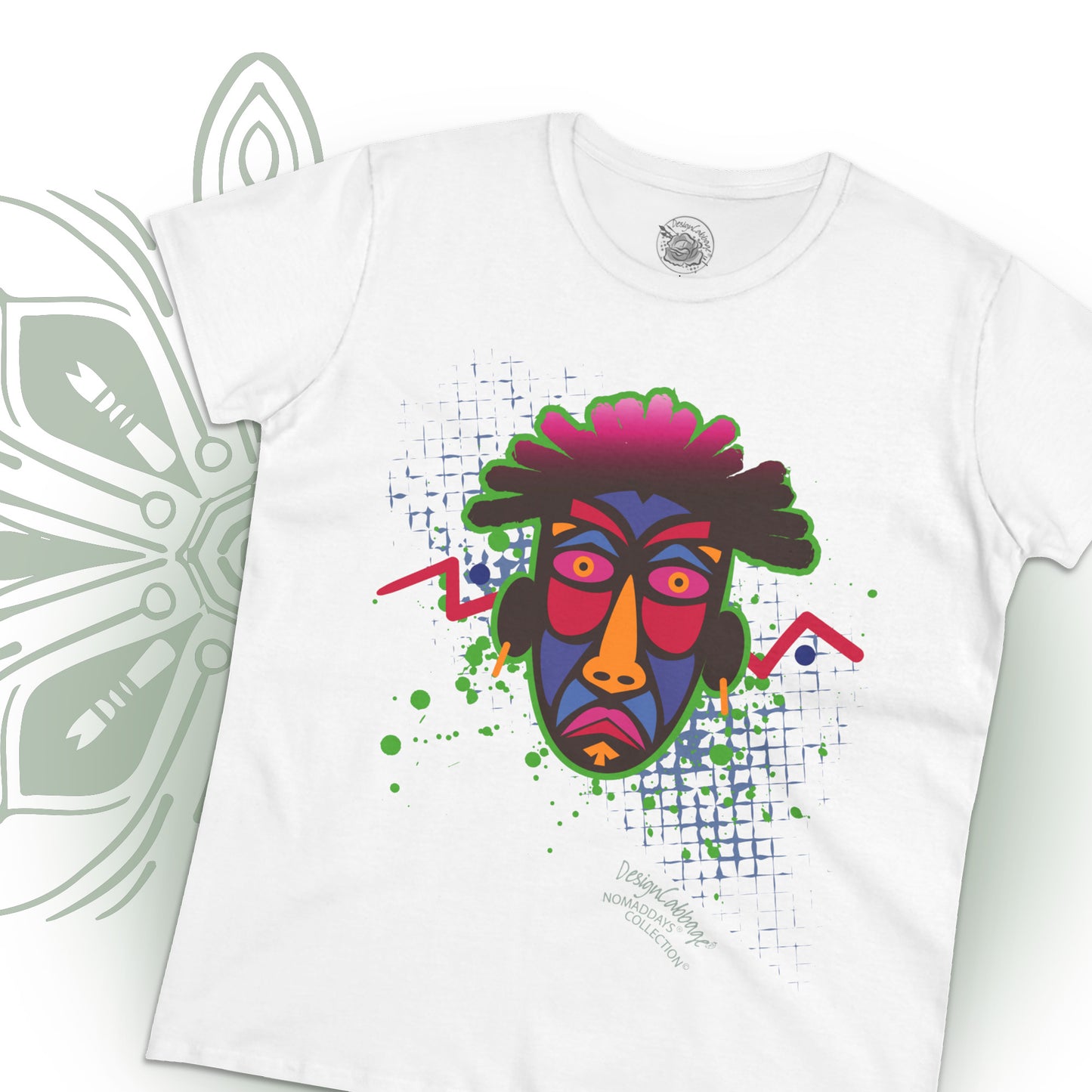 African Tribal Graphic T-Shirt - NomadDays® Collection - Women's Tee