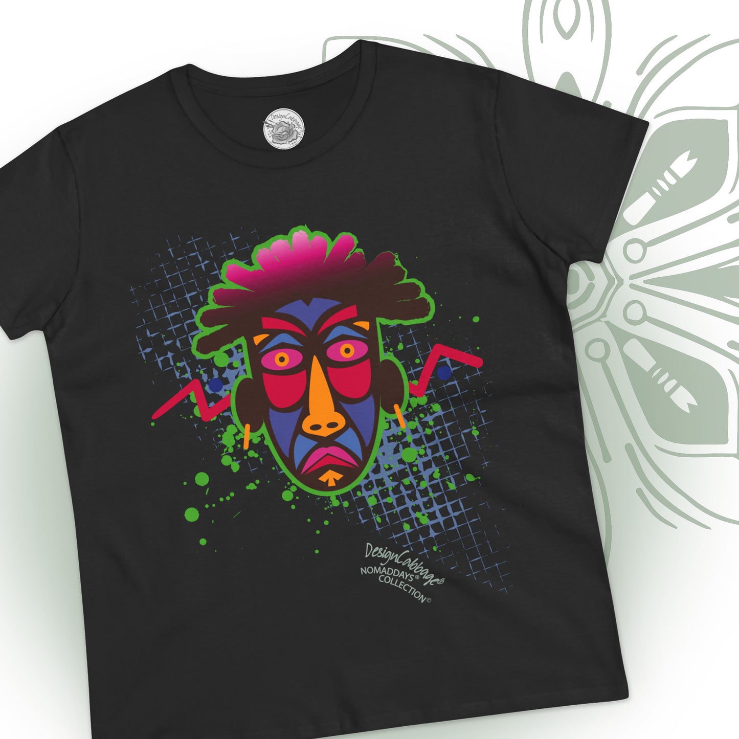 African Tribal Graphic T-Shirt - NomadDays® Collection - Women's Tee