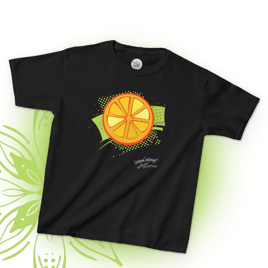 Garden Orange Citrus T-Shirt - I Be Vegan® Collection - Kid's Tee