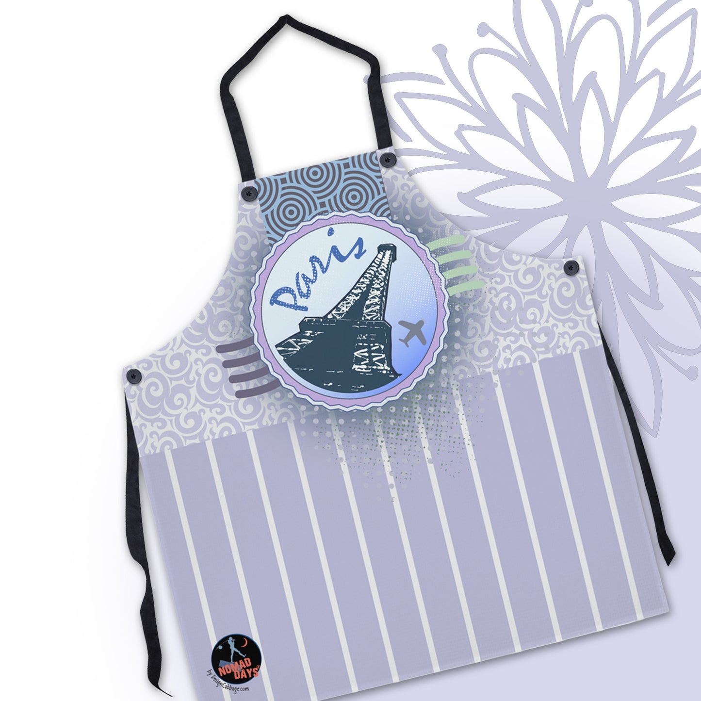 Paris Vacation Graphic Apron - NomadDays® Collection