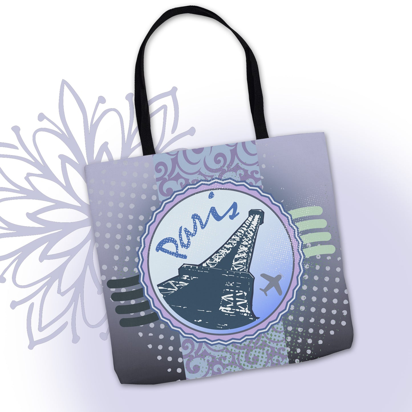 Paris Vacation Graphic Tote Bag - NomadDays® Collection