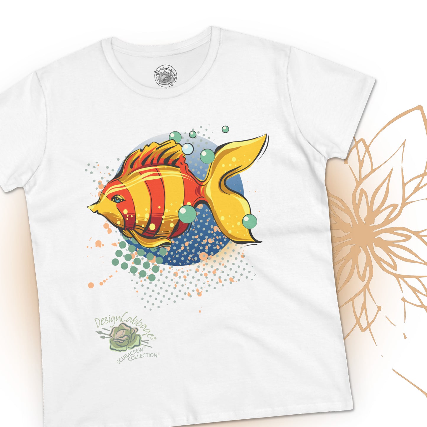 Tropical Fish Graphic T-Shirt - ScubaCrew® Collection - Women's Tee