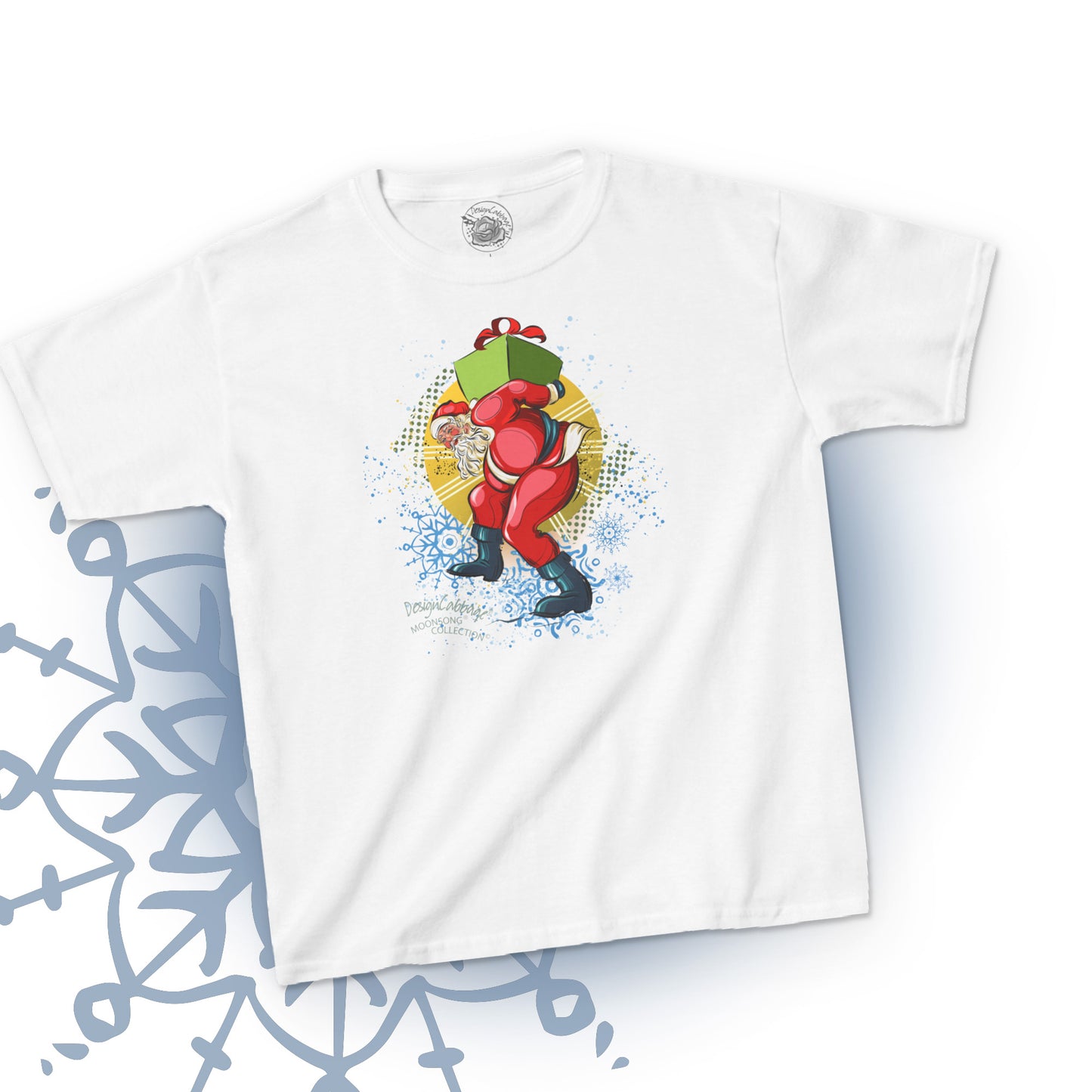 Happy Dancing Santa Graphic T-Shirt - MoonSong® Collection - Kid's Tee