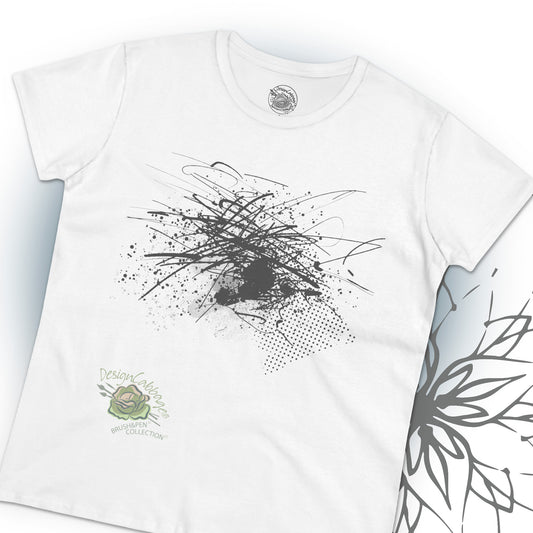 Abstract Graphic T-Shirt - Brush&Pen® Collection - Women's Tee
