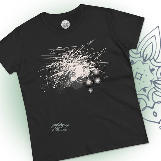 Abstract Graphic Art T-Shirt - Brush&Pen® Collection - Women's Tee