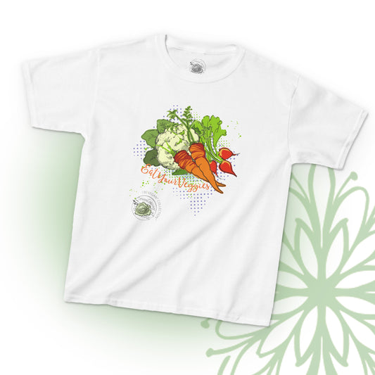 Vegetable Garden Graphic T-Shirt - I Be Vegan® Collection - Kid's Tee