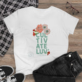 Love Garden Flower Graphic T-Shirt - CultivateLuv® Collection - Women's Tee