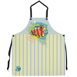 Tropical Fish Ocean Graphic Apron - ScubaCrew® Collection