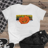 Halloween Pumpkin Graphic T-Shirt - MoonSong® Collection - Women's Tee