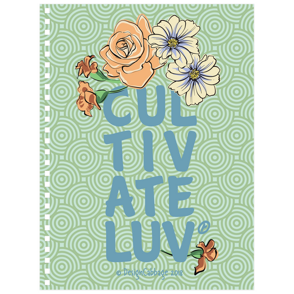 Love Garden Flower Graphic Notebook - CultivateLuv® Collection