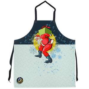 Dancing Santa Graphic Apron - MoonSong® Collection