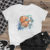 Tropical Fish Fight Graphic T-Shirt - ScubaCrew® Collection - Women's Tee