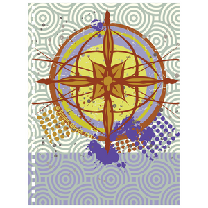 Earth Compass Graphic Notebook - Brush&Pen® Collection