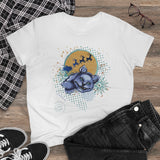 Christmas Cat Graphic T-Shirt | MoonSong® Collection - Women's Tee