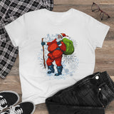 Hiking Santa Graphic T-Shirt - MoonSong® Collection - Women's Tee