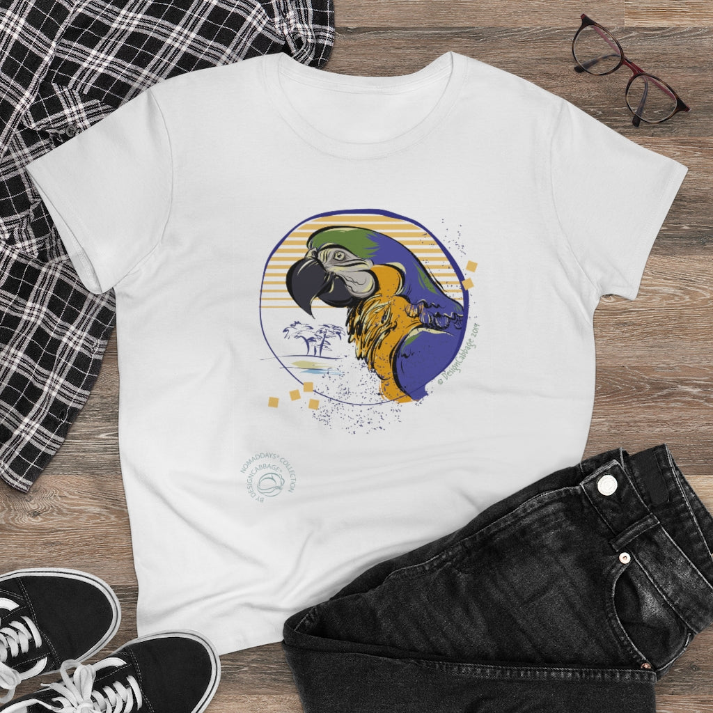 Parrot Graphic T-Shirt - NomadDays® Collection - Women's Tee