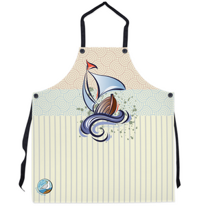 Sailboat Graphic Apron | BoatBird® Collection