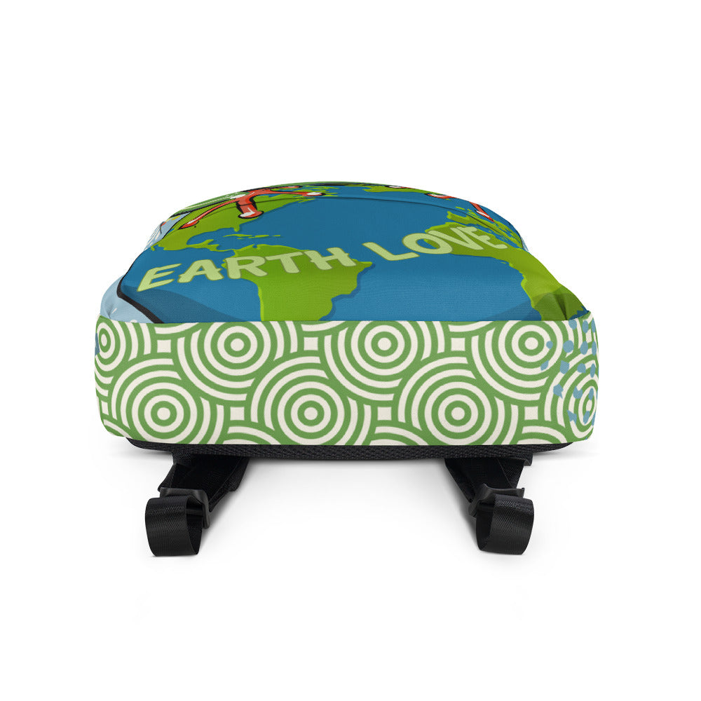Frog Earth Love Graphic Backpack - MoonSong® Collection
