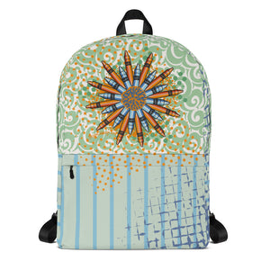 Crayon Mandala Graphic Backpack - Brush&Pen® Collection