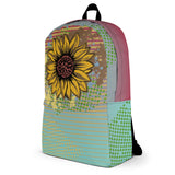 Sunflower Graphic Backpack - VintageInk® Collection