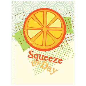 Squeeze the Day Graphic Notebook - I Be Vegan® Collection