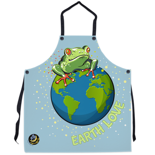 Frog Earth Love Graphic Apron - MoonSong® Collection