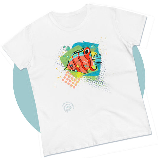 Tropical Fish Ocean Graphic T-Shirt - ScubaCrew®Collection - Women's Tee