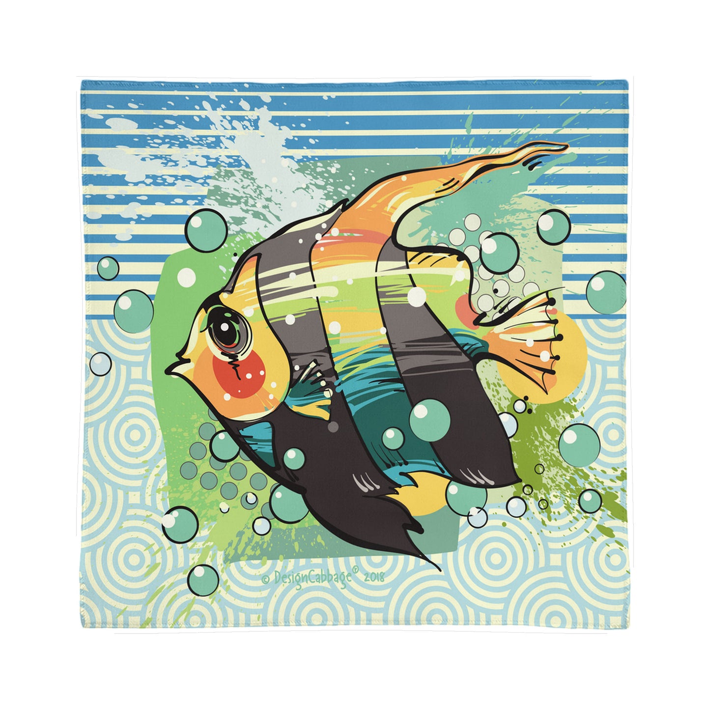 Tropical Fish Graphic Scarf - ScubaCrew® Collection