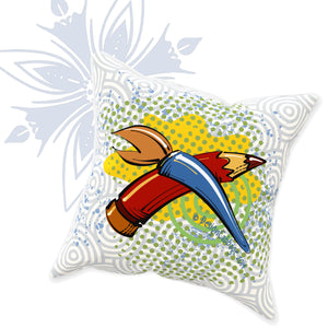 Graphic Artist Throw Pillow - Brush&Pen® Collection