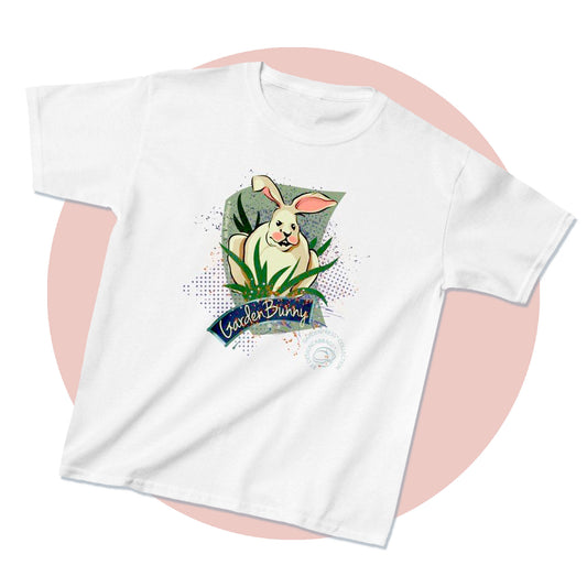 Bunny Rabbit Garden Graphic T-Shirt - GardenPress® Collection - Kid's Tee