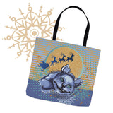 Christmas Cat Graphic Tote Bag - MoonSong® Collection