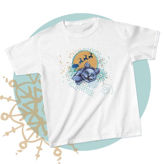 Christmas Cat Graphic T-Shirt | MoonSong® Collection - Kid's Tee