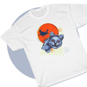 Halloween Cat Graphic T-Shirt - MoonSong® Collection - Unisex-Fit Tee
