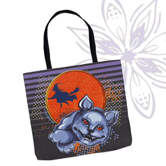 Halloween Cat Graphic Tote Bags - MoonSong® Collection