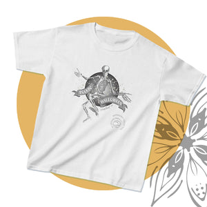 Rockin' Halloween Dancing Skeleton Graphic T-Shirt - Kids' Tee