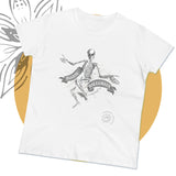 Rockin' Halloween Dancing Skeleton Graphic T-Shirt - Women's Tee